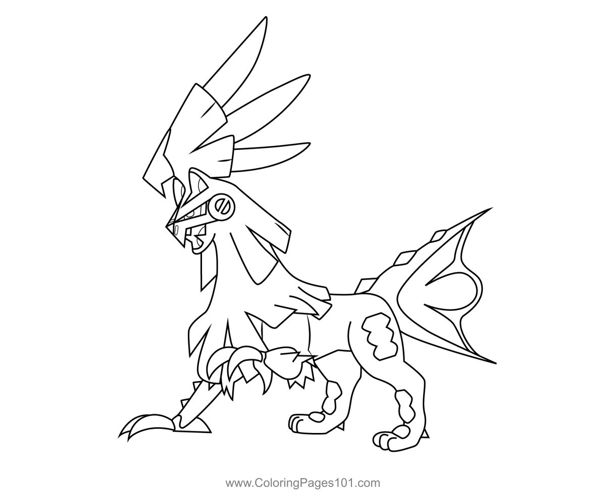 Silvally Pokemon Coloring Page for Kids - Free Pokemon Printable Coloring  Pages Online for Kids - ColoringPages101.com | Coloring Pages for Kids