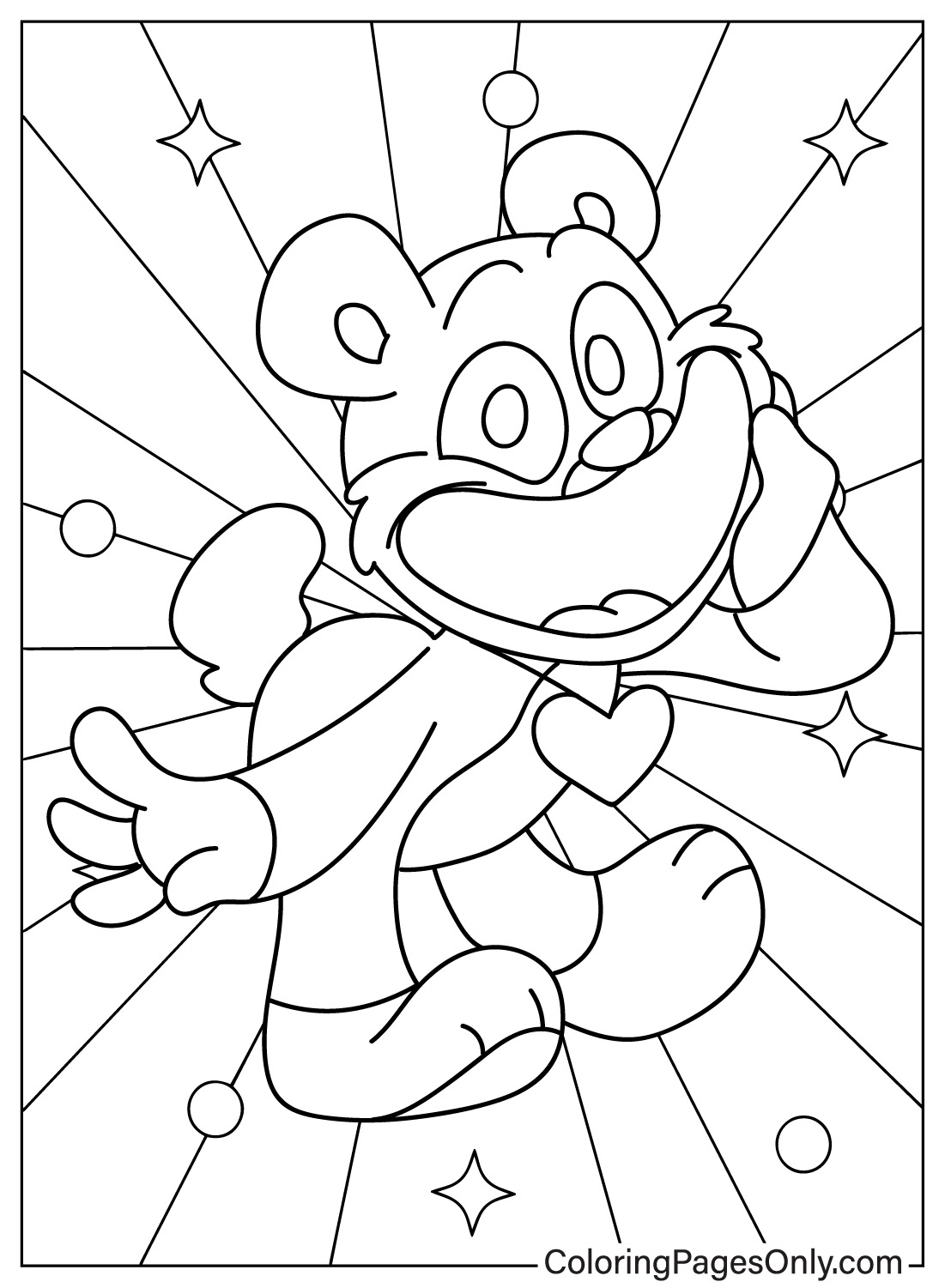 Smiling Critters Coloring Pages ...