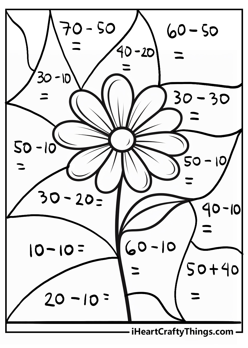Printable Math Coloring Pages (Updated ...