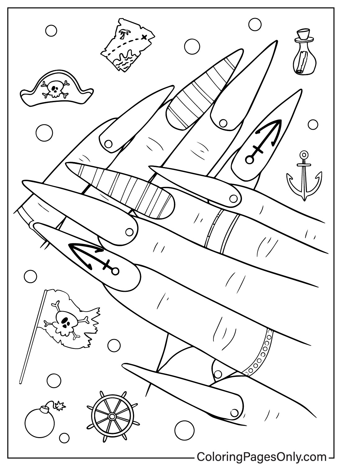 Nails coloring pages ...