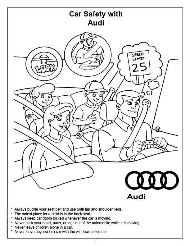Audi Imprint Coloring Book
