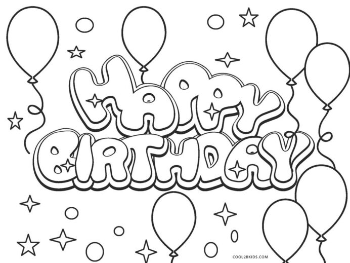 Free Printable Happy Birthday Coloring For Kids Pictures 10th Grade Math  Test With Birthday Pictures Coloring Pages Coloring Pages volume worksheets  with answers math package general mathematics reviewer free basic math test