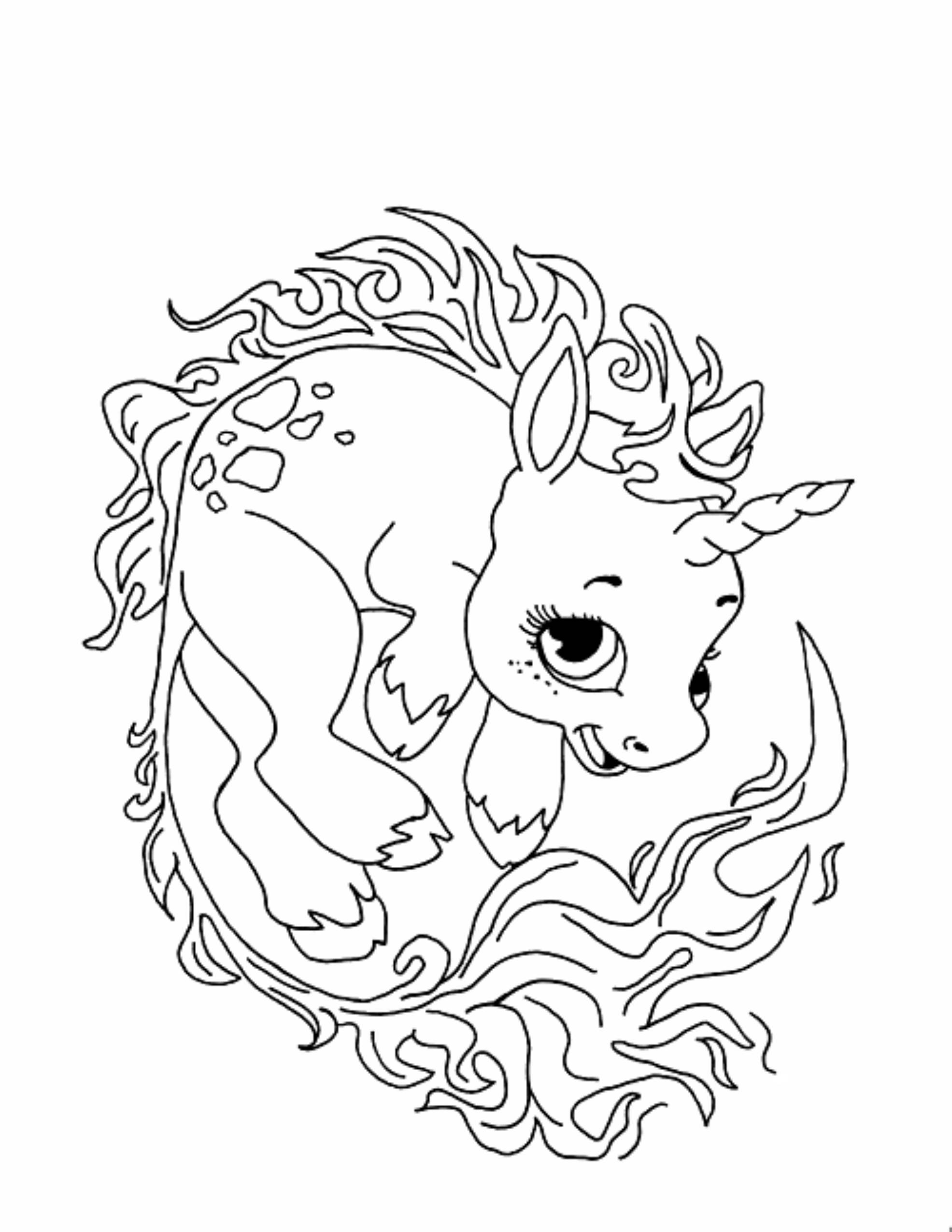 6 Pics of Cute Unicorn Coloring Pages - Cute Baby Unicorn Coloring ...