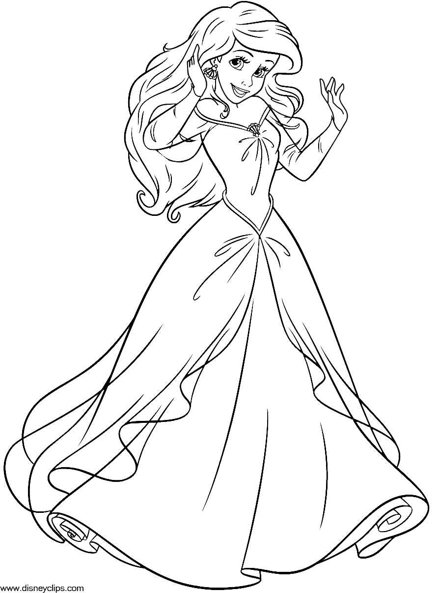 The Little Mermaid Printable Coloring Pages | Free Coloring Pages