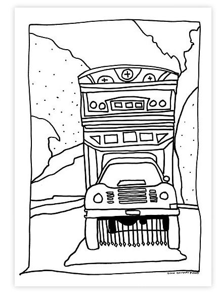 Pakistan truck coloring page | Truck coloring pages, Flag coloring pages, Pakistan  flag