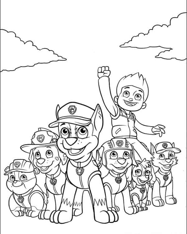 43 Cute Paw Patrol Skye Coloring Pages (Free!) - Artsy Pretty Plants