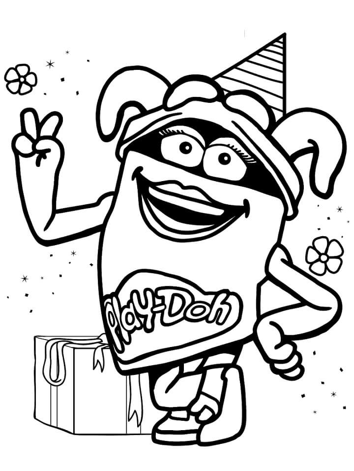Play Doh 5 Coloring Page - Free Printable Coloring Pages for Kids