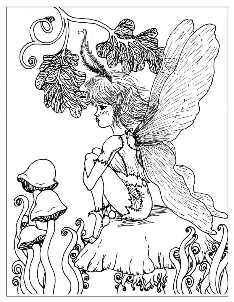 Coloring Pages: Free Printable Fantasy Coloring Pages For Adults ...
