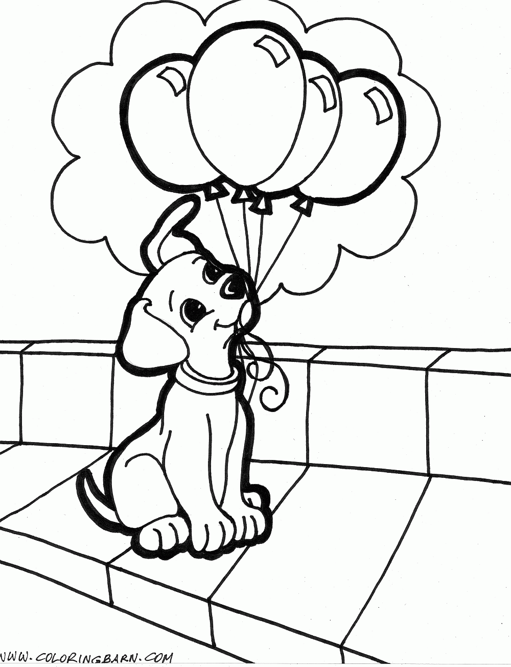 Of Kittens And Puppies - Coloring Pages for Kids and for Adults