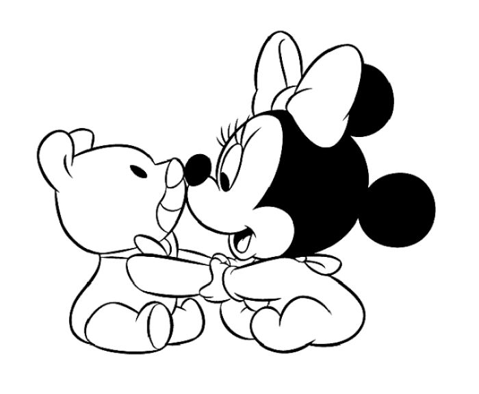 minnie mouse. minnie mouse coloring pages disney. disney babies ...