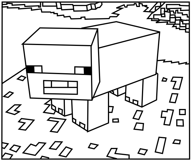 Minecraft Coloring Pages - GetColoringPages.com