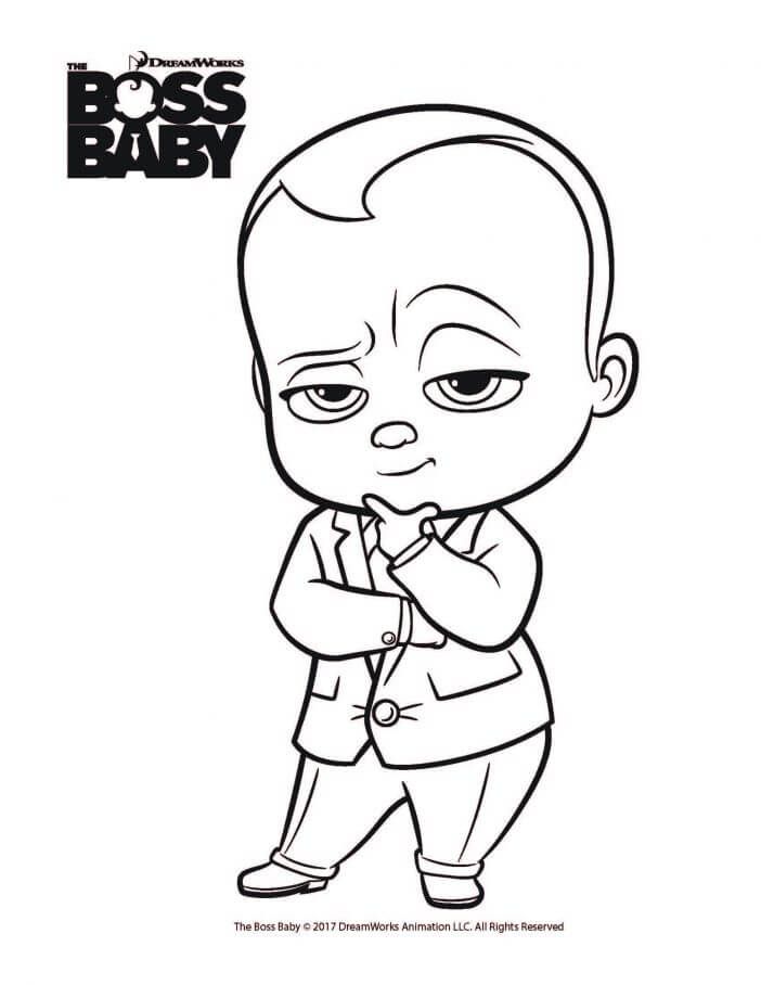 Top 10 The Boss Baby Coloring Pages | Baby coloring pages ...