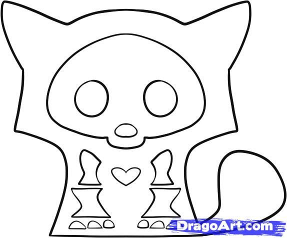 How to Draw Foxy, Step by Step, Characters, Pop Culture, FREE ...