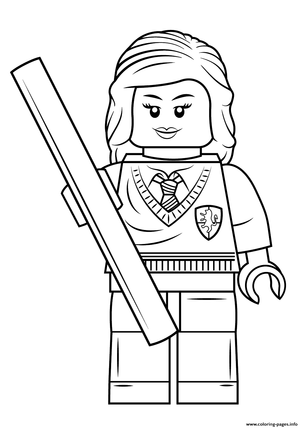 Print lego hermione granger harry potter coloring pages | Harry ...