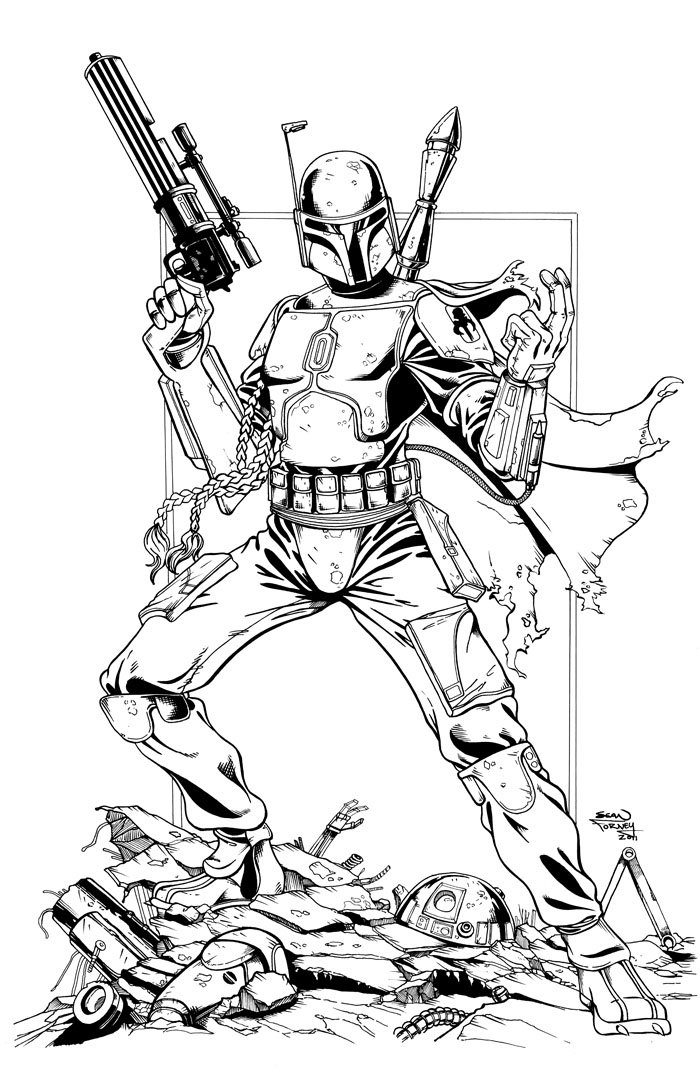 Boba Fett Coloring Pages - Best Coloring Pages For Kids