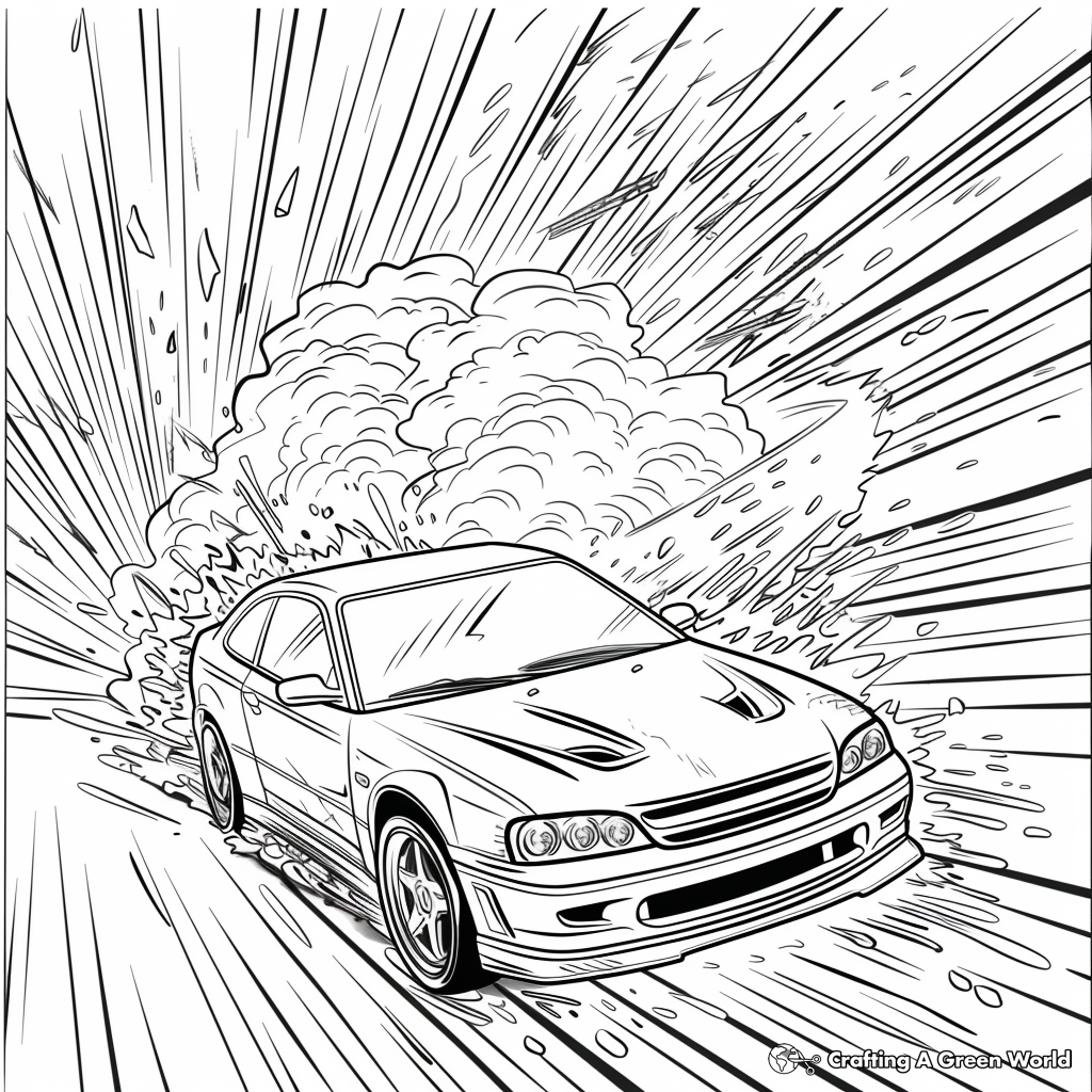 Fast And Furious Coloring Pages - Free ...