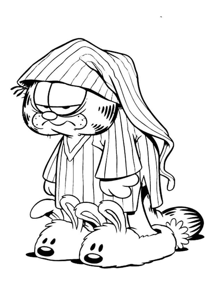 Garfield coloring pages