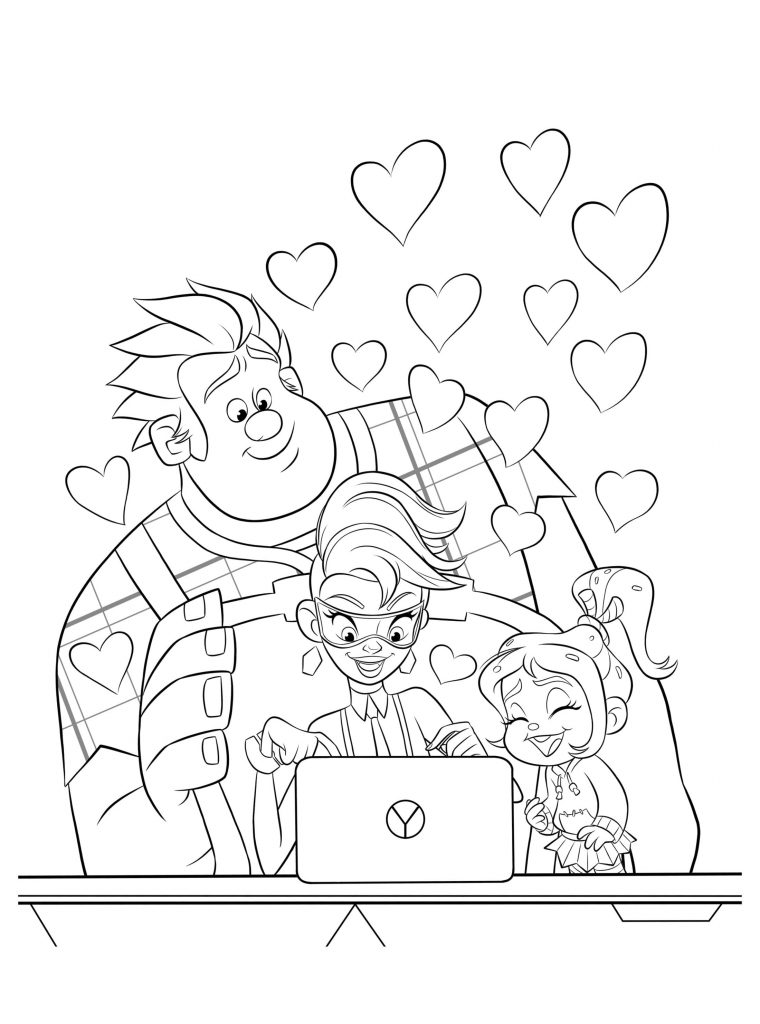 Wreck-It Ralph coloring pages | Wonder-Day