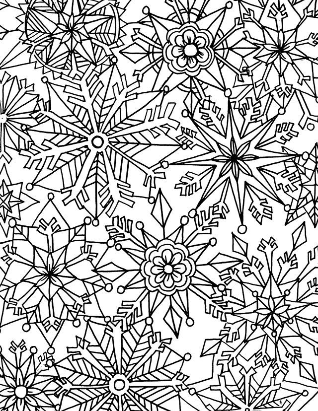 Free Winter Coloring Page Download