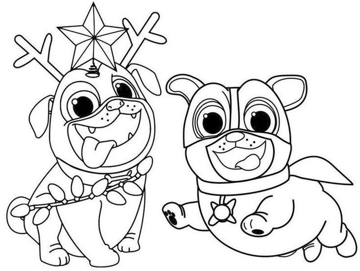 Puppy Dog Pals Coloring Pages | Puppy ...