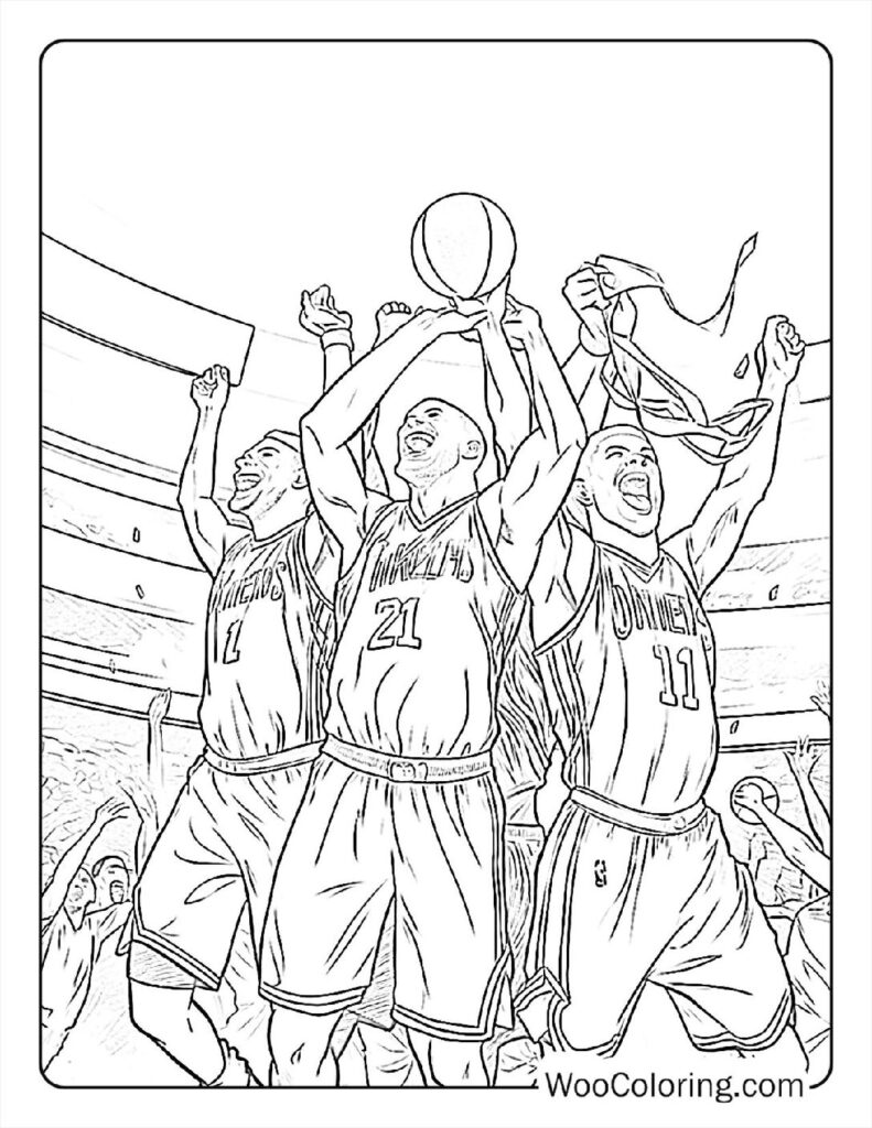 100+ Basketball coloring pages (FREE ...