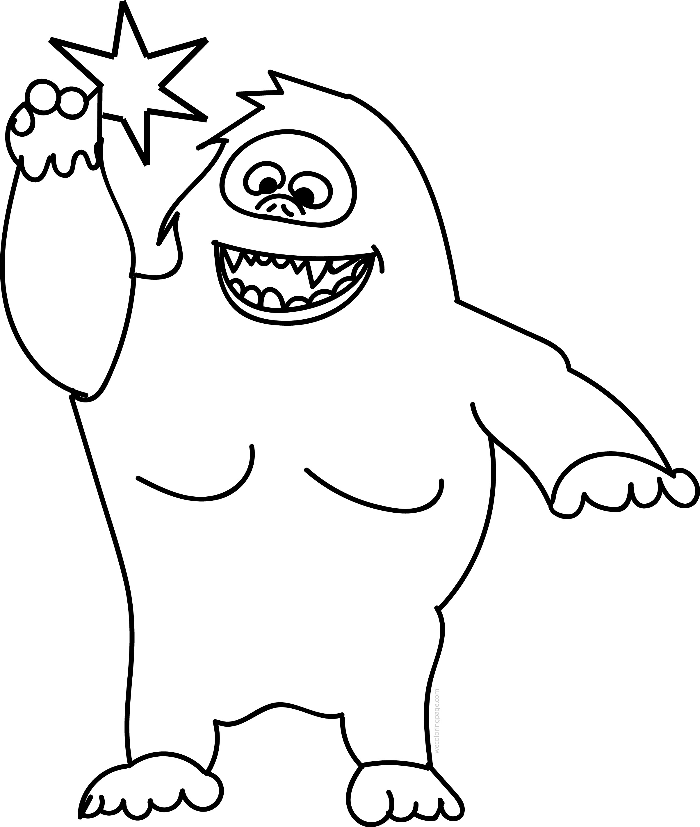 Abominable Snowman Coloring Pages ...