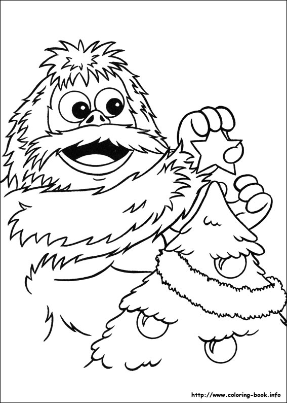 Friendly Abominable Snowman Coloring ...