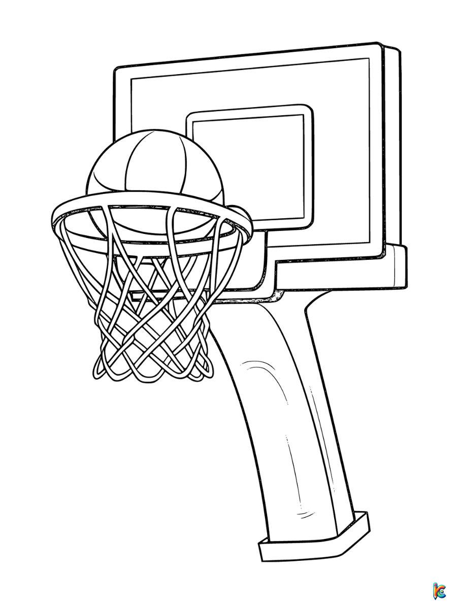 Basketball Coloring Pages – ColoringPagesKC