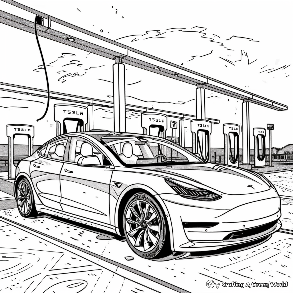 Tesla Coloring Pages - Free & Printable!