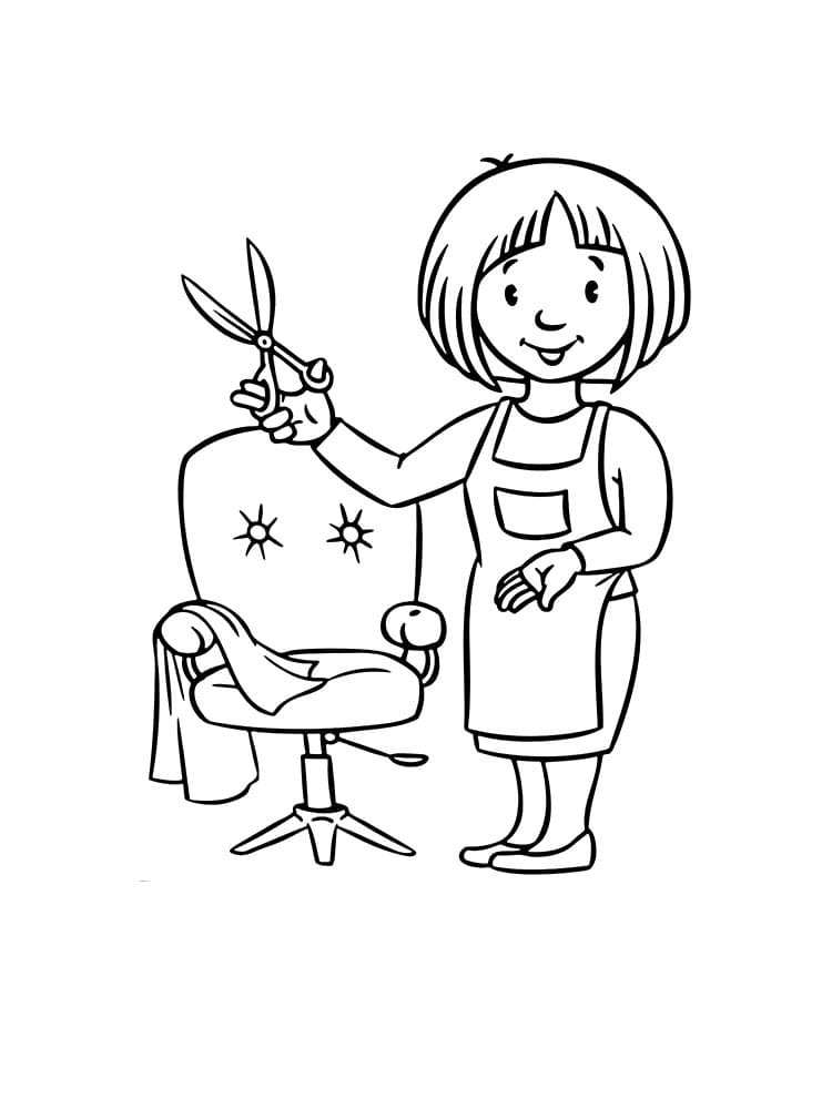 Professions coloring pages | 100 Coloring pages for Kids
