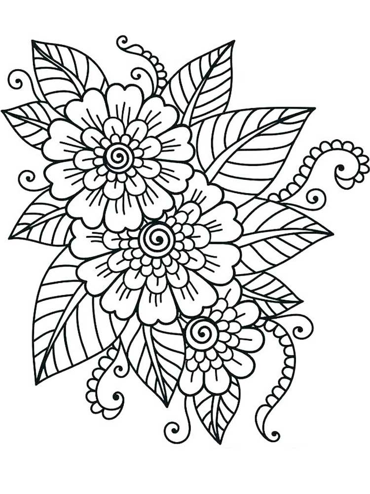 Free Easy coloring pages for Adults. Printable to Download Easy coloring  pages.