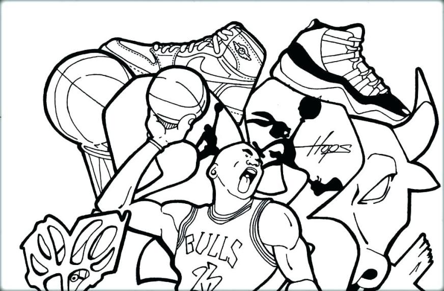 Basketball Coloring Pages Idea - Whitesbelfast.com