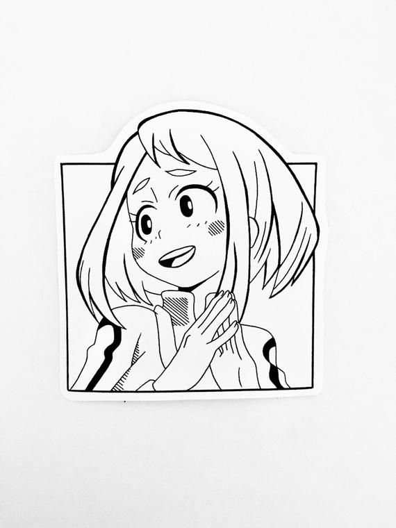 my hero academia uraraka stickers, anime stickers | Anime stickers, Cute  stickers, Sticker art