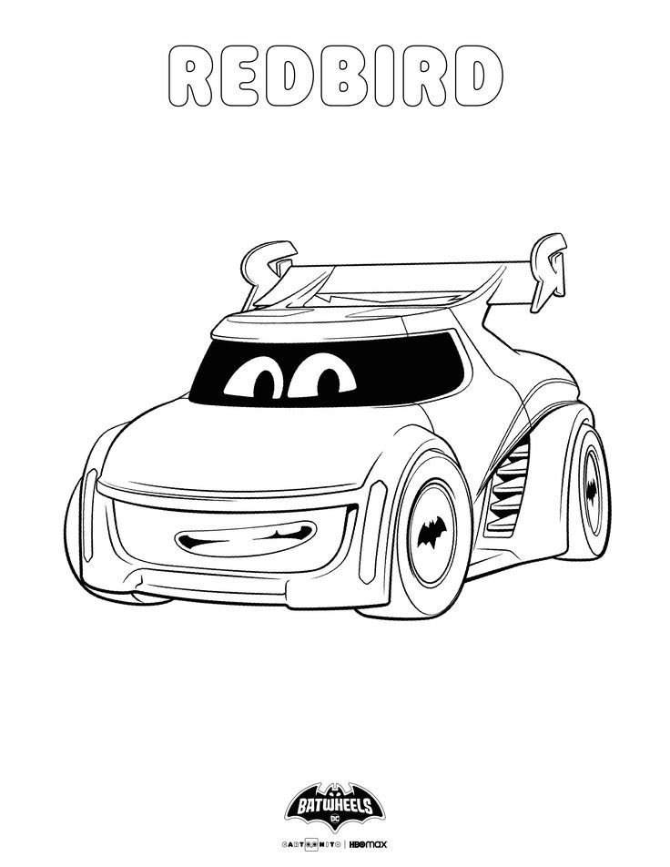 Batwheels Coloring Page | Redbird ...