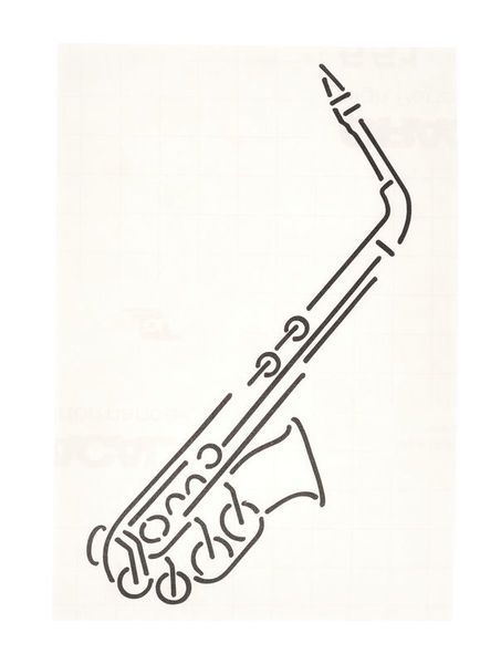 Saxophone Drawing Pics | Drawing Skill