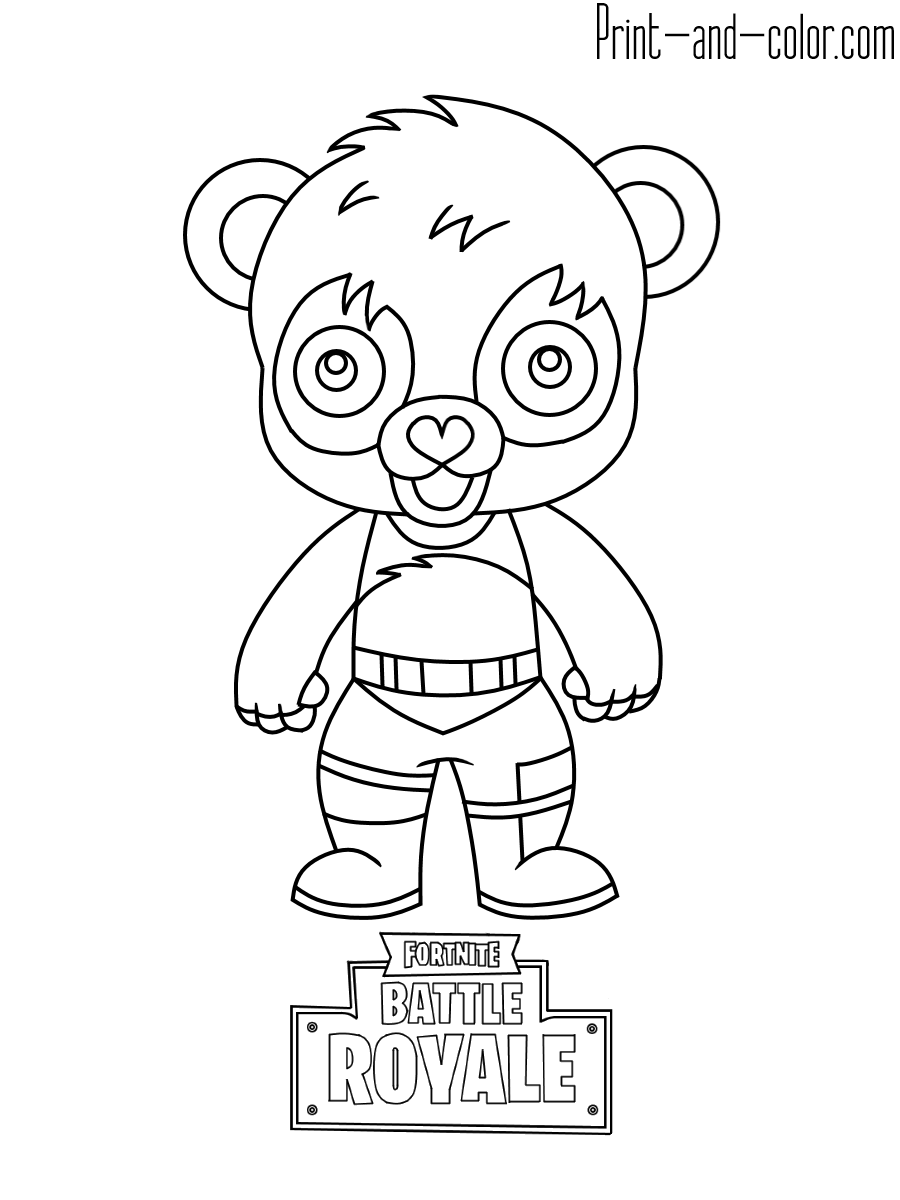 Fortnite coloring pages | Print and Color.com