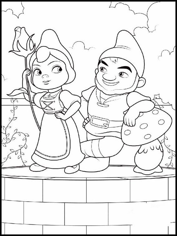 Sherlock Gnomes Coloring Pages 9 | Cartoon coloring pages ...