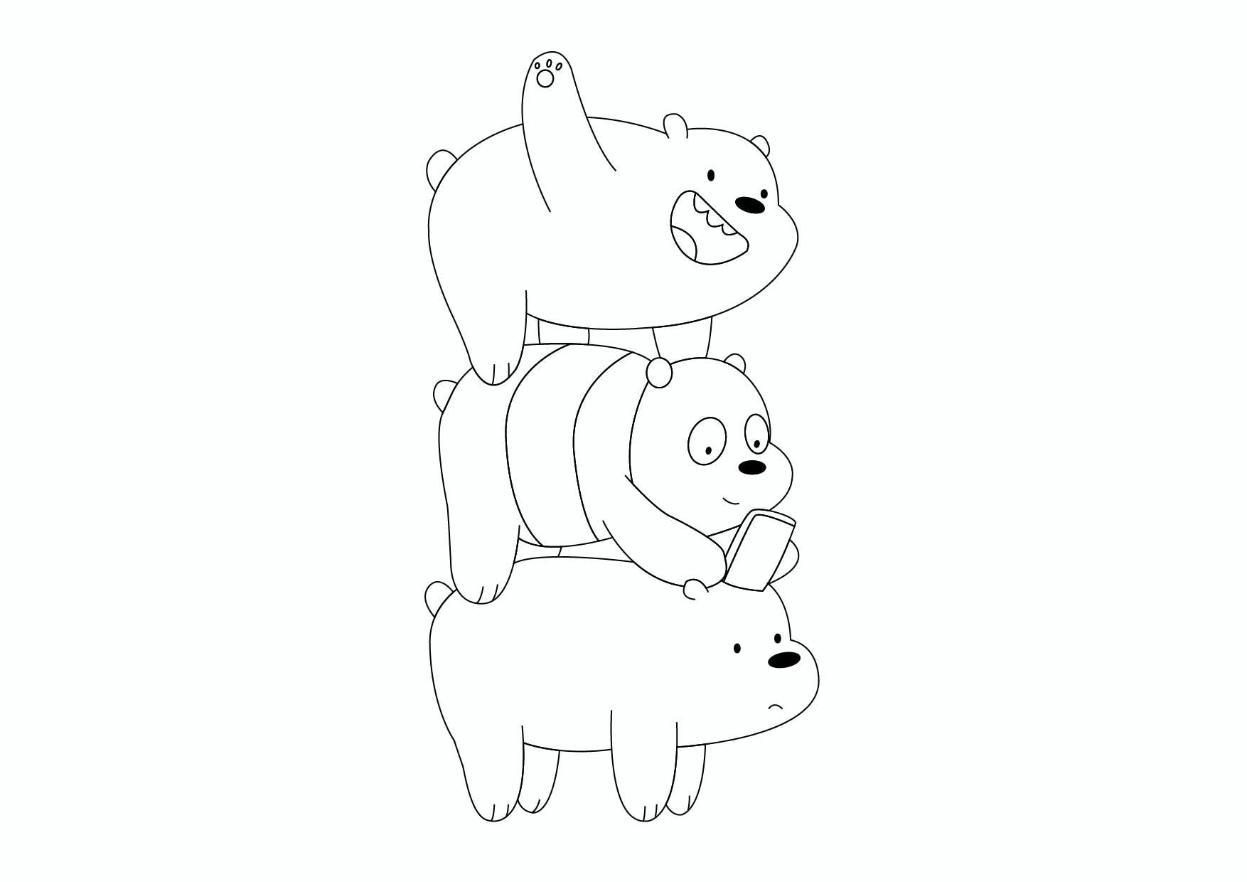 We Bare Bears Coloring Sheets - Best Coloring Sheets