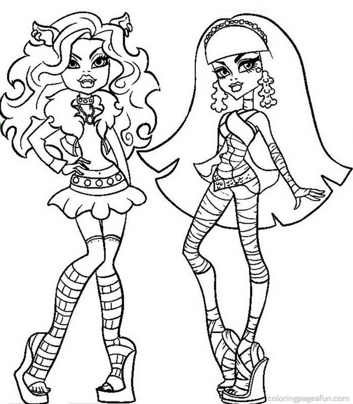 frankie stein monster high coloring page. jackson jekyll monster ...