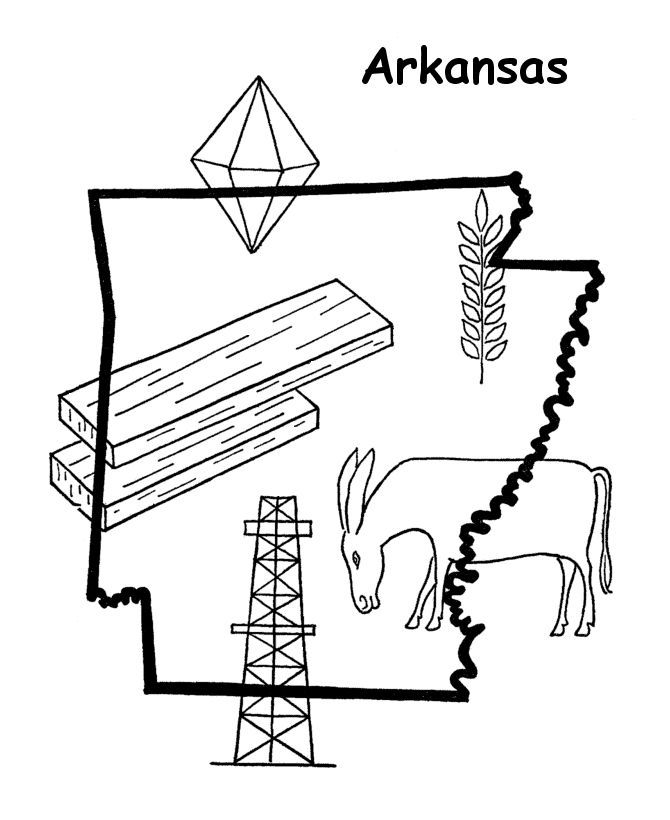 Best Photos of Arkansas Flag Coloring Page - Arkansas State Flag ...