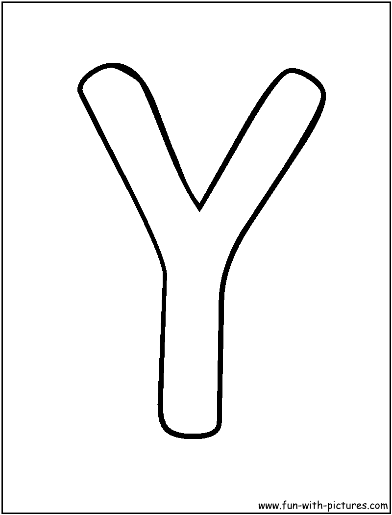 letter y coloring pages | Only Coloring Pages