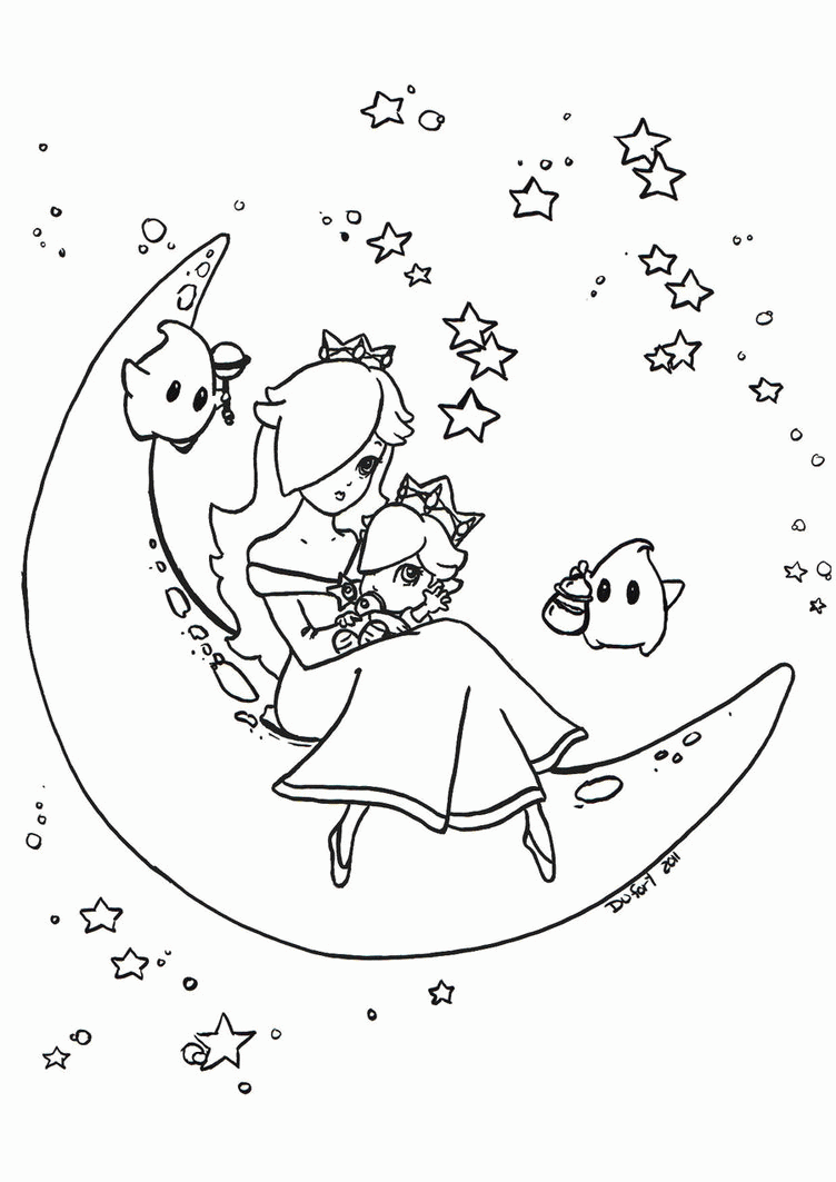 Rosalina Coloring Pages To Print - High Quality Coloring Pages