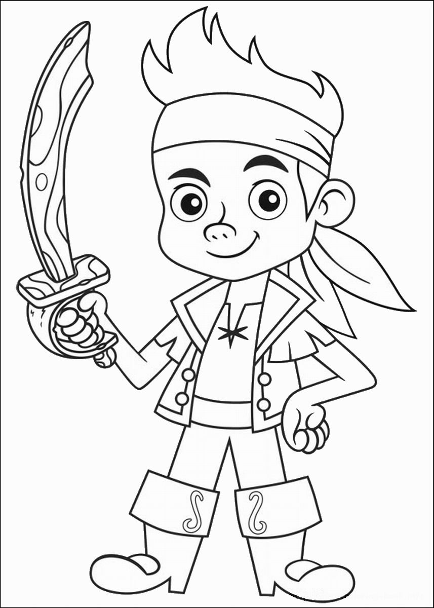 Jake and the Never Land Pirates Coloring Pages – Birthday Printable