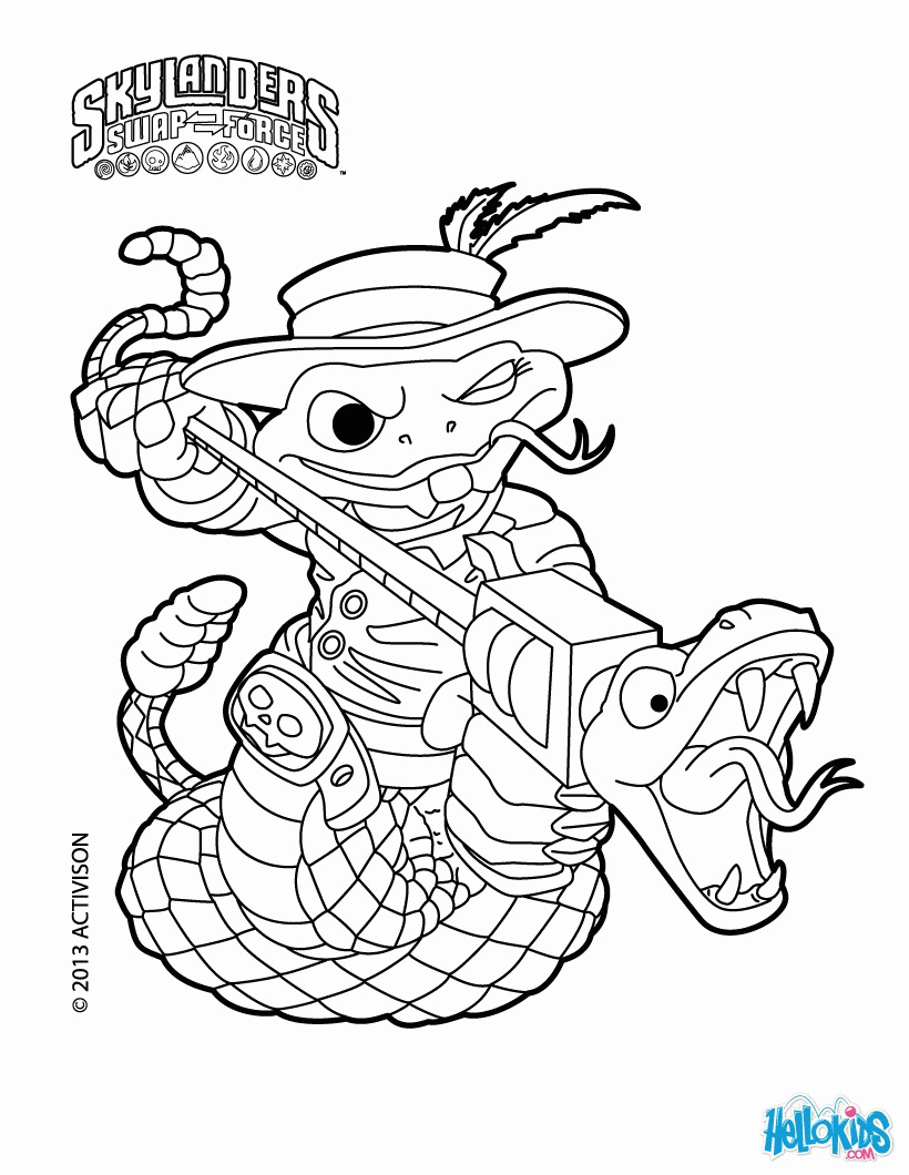 coloring pages skylanders swap force | Only Coloring Pages