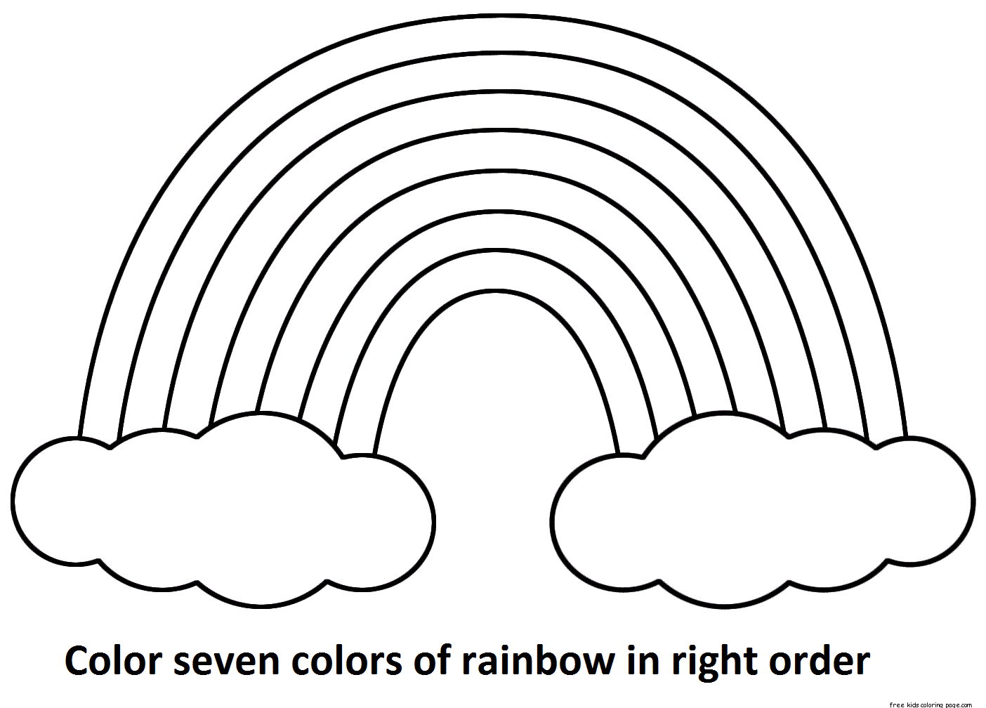 Rainbow And Pot Of Gold Printable Coloring Pages Coloring Pages ...