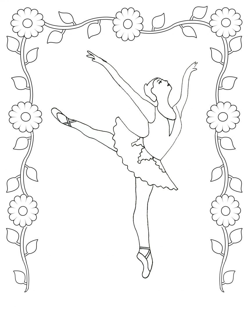 Ballet Coloring Pictures Ballet Coloring Ballet Shoes Coloring ...