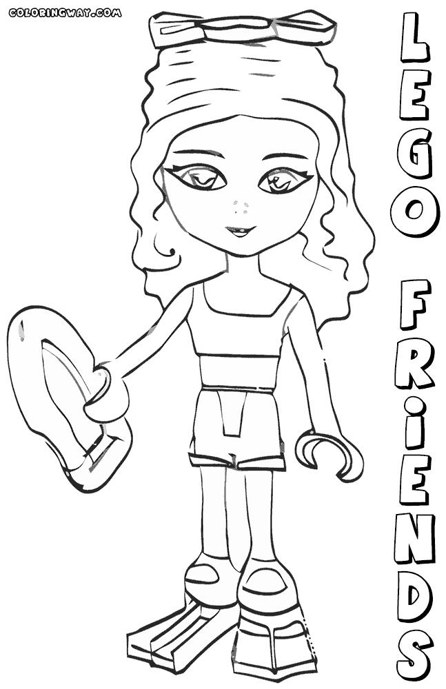 Lego Friends coloring pages | Coloring pages to download and print