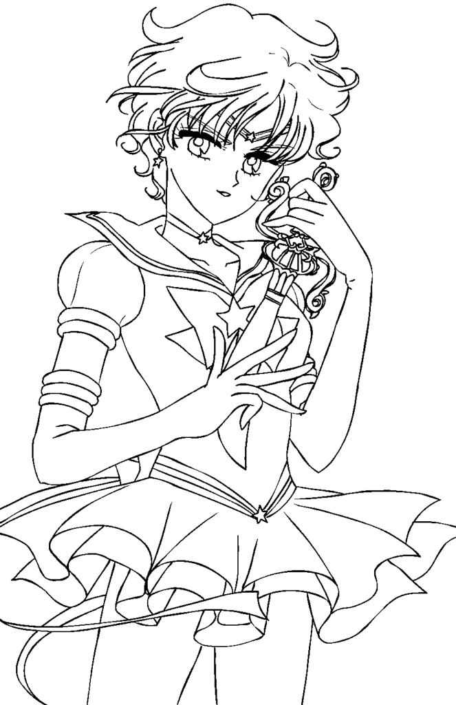 sailor moon sailor saturn coloring pages - Clip Art Library