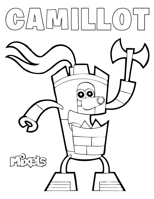 mixel coloring page | my little corner | Coloring pages, Color, Lego party