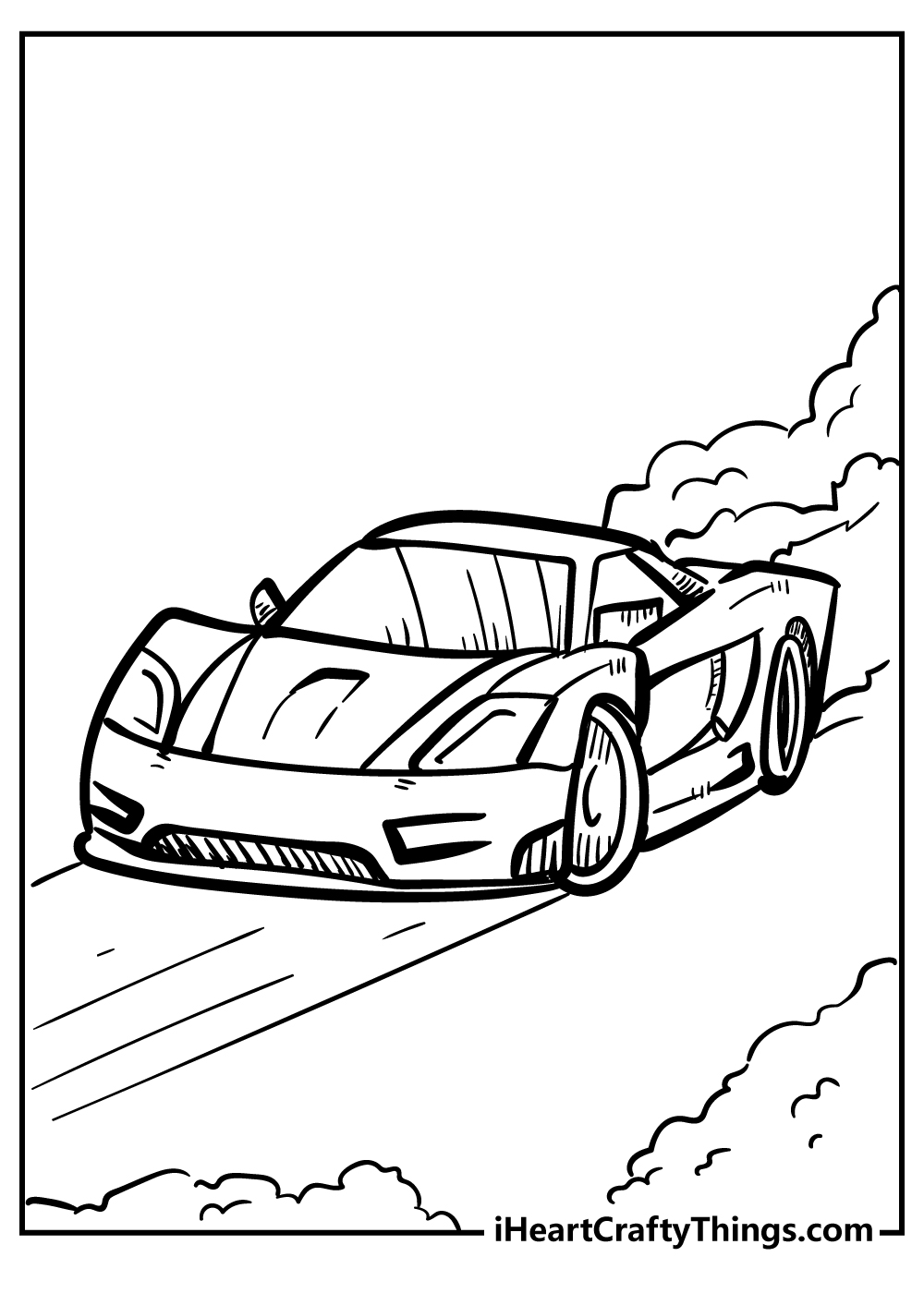 Cool Car Coloring Pages (100% Free ...